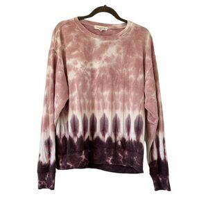 Treasure & Bond Tie-Dye Long Sleeve Sweatshirt M pink purple